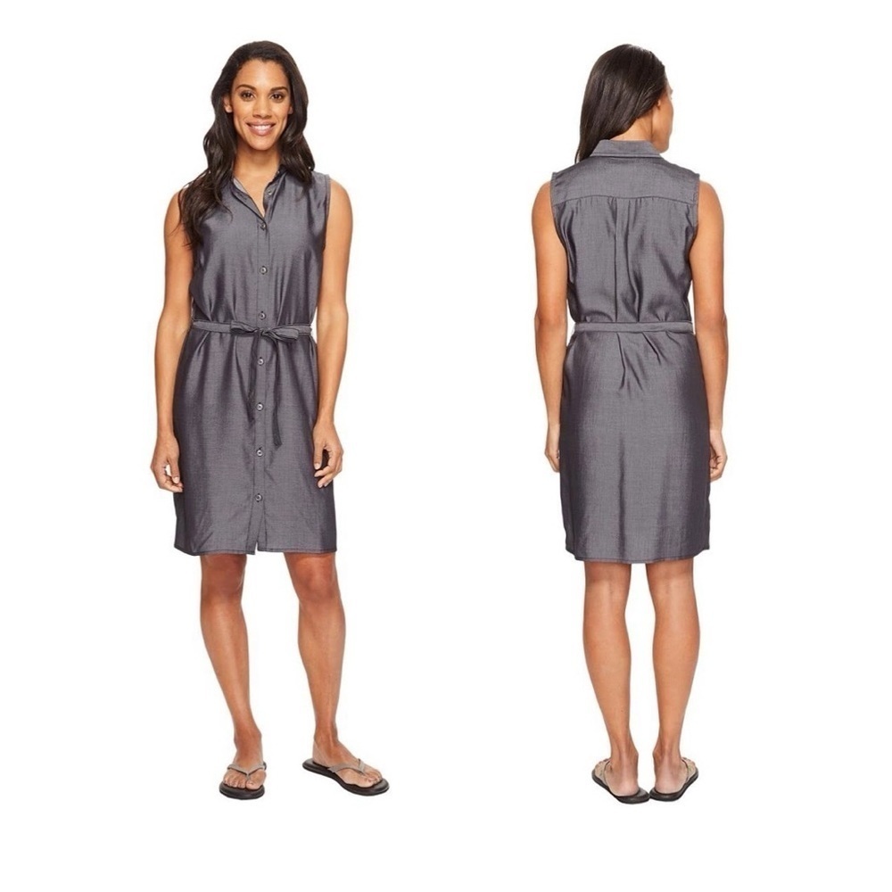 Fig Clothing Luc Sleeveless Button-Up Dress.New!!